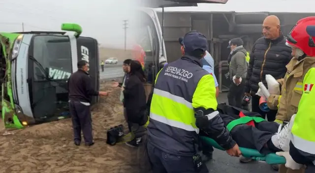 Terrible Accidente en el Pasamayo deja 10 heridos.