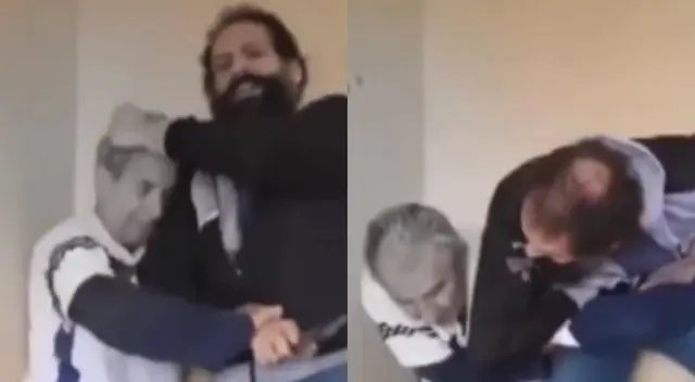 Adulto mayor de 67 años fue brutalmente golpeado por su sobrino durante una discusión en Magdalena; testigos grabaron el ataque.