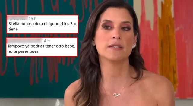 María Pía Copello respondió a sus detractores tras revelar que no tendrá otro bebé.