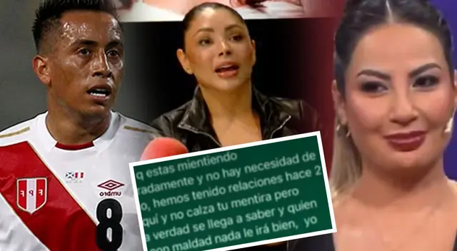 Pamela Franco SE PRONUNCIA tras exponerse chat de Christian Cueva con Pamela López donde se afirma que TUVIERON INTIMIDAD.