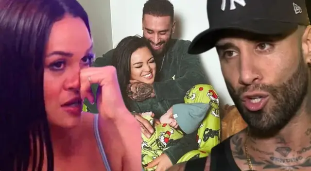 Angie Arizaga 'llora' por su bebé tras mostrarse emocionada.