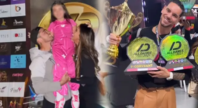 Rodrigo Cuba celebra logro de su hija con Anthony Aranda.