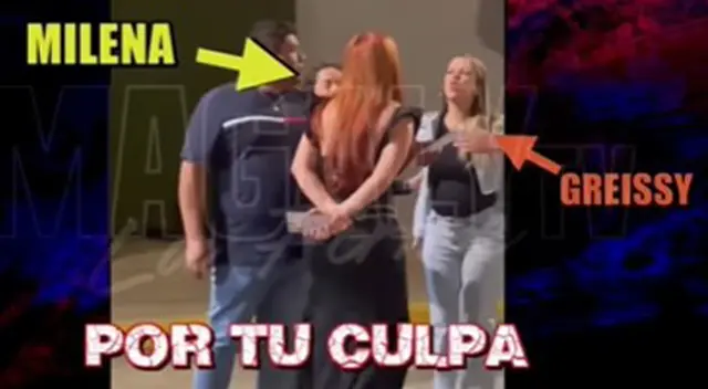 Milena Zárate y Greissy Ortega tuvieron una tensa pelea al encontrarse en canal de tv.