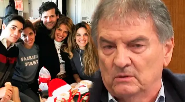 Carlos Morales habló de sus hijos con Jessica Newton.