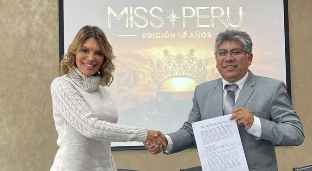 Jessica Newton presentó candidatas del Miss Perú