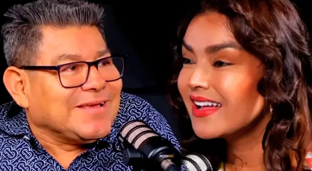 Claudia Portocarrero y Dilbert Aguilar tienen especial momento juntos.