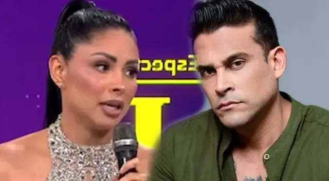 Pamela Franco le respondió a Christian Domínguez tras comentar sobre su rol como padre.