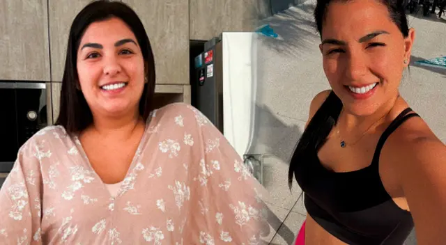 Ana Siucho luce su nueva figura.