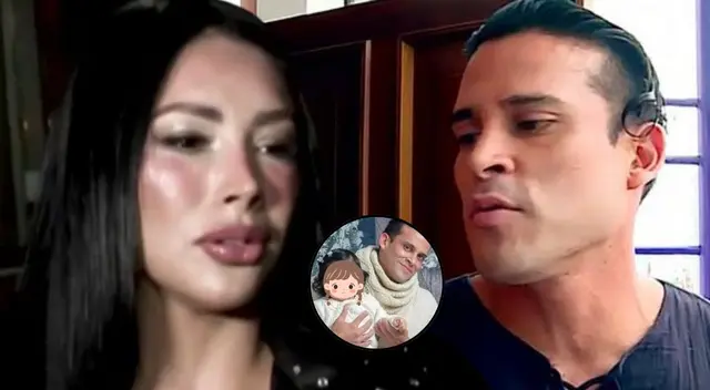 Pamela Franco habla de Christian Domínguez como padre. Pamela Franco habla de Christian Domínguez como padre.