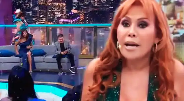 Magaly Medina expone a Dilbert Aguilar y su esposa.