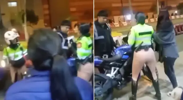 Cámaras captan violento ataque a policías en Cercado de Lima.