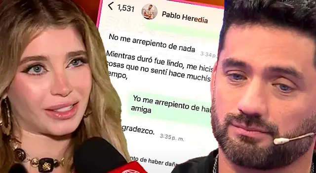 Flavia Laos y Pablo Heredia: Estos son TODOS los chats que EXPONEN los ataques contra Ale Fuller