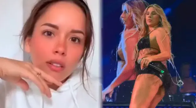 Kiara Lozano ESTALLA por el 'baile de la boa' de Yahaira Plasencia en concierto de Corazón Serrano