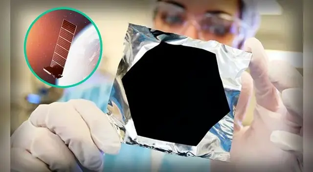 Científicos buscan pintar satélites con el “Vantablack”.