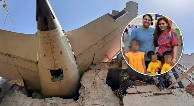 Una familia entera perdió la vida en la tragedia aérea de la India.