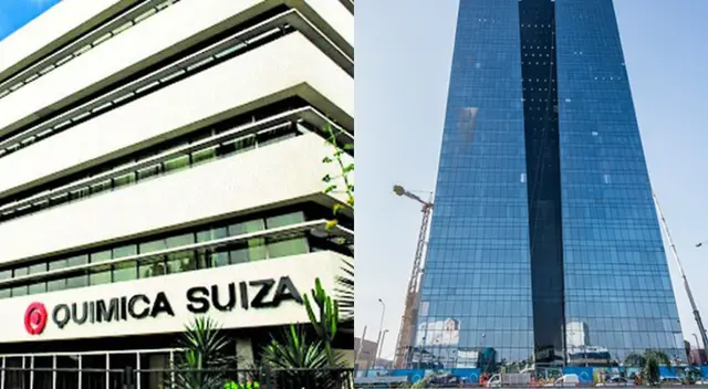 Química Suiza cede lugar a la torre más alta del Perú.