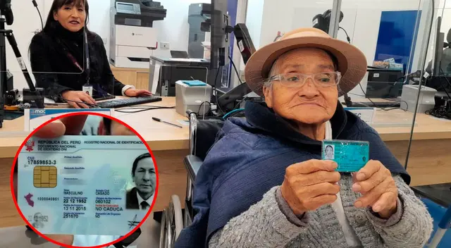 Adultos mayores de 60 años recibirán un beneficio si renuevan DNI.