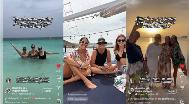 Mujeres de la PM en Aruba