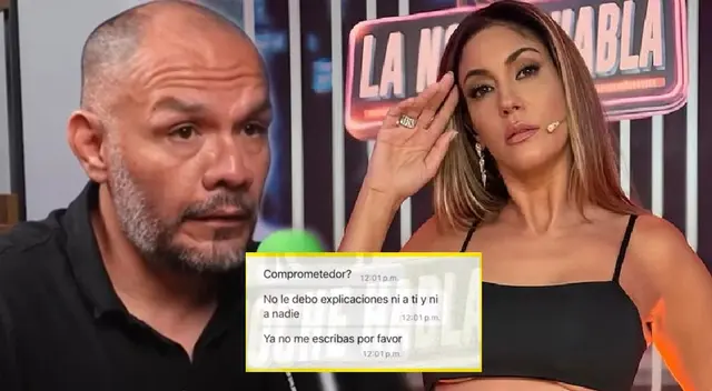 Jackson Mora mencionó que en las imágenes no hay nada comprometedor.