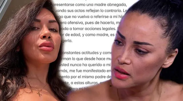 Sandra Matthews advirtió a Mariella Zanetti una futura denuncia si vuelve a insultar a su hija.