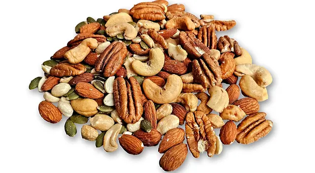La mezcla de nueces es clave para un perfil de nutrientes más completo.