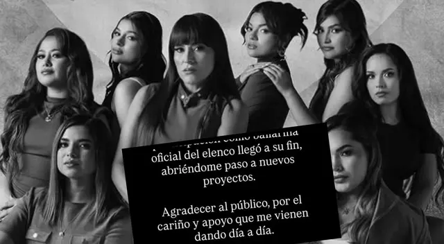 Querida integrante de Corazón Serrano impacta al anunciar su SALIDA definitiva de la agrupación