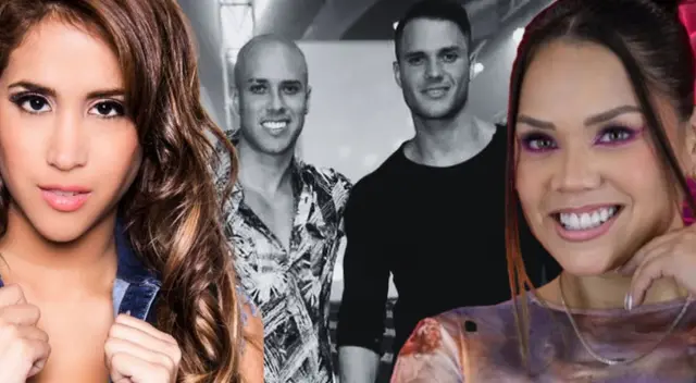 Esta es la versión del encuentro íntimo que vivieron Fabio y Bruno Agostini con Andrea San Martín y Melissa Paredes.