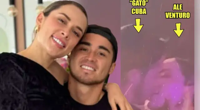 Rodrigo Cuba y Ale Venturo se besan apasionadamente.
