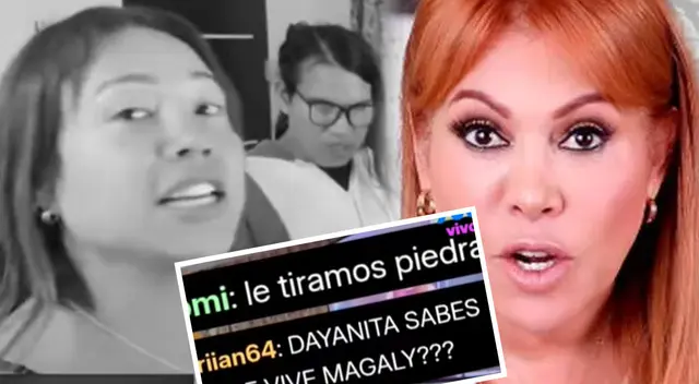 Magaly Medina tilda de 'DELINCUENTE' a Dayanita por AMENAZARLA con revelar la dirección de su casa para que atenten contra ella