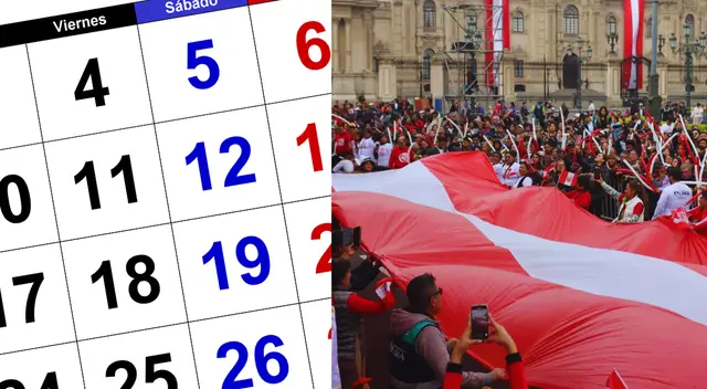 Perú se prepara para un feriado largo del 5 al 7 de julio: quiénes descansarán. Perú se prepara para un feriado largo del 5 al 7 de julio: quiénes descansarán.