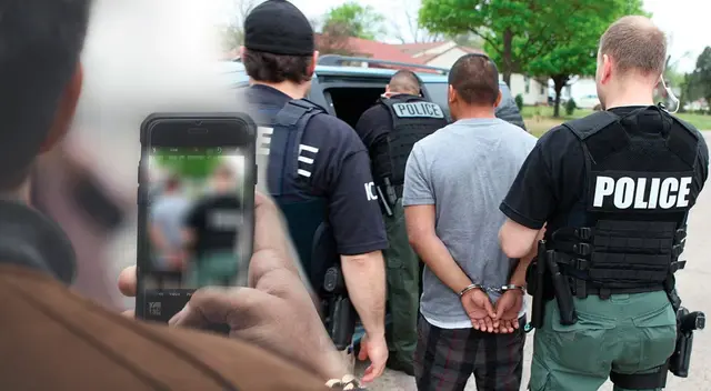 Conoce si puedes grabar la detención de un migrante por el ICE.