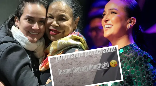 Daniela Darcourt SE PRONUNCIA y CORRESPONDE a los sentimientos de Eva Ayllón, quien 'GRITÓ SU AMOR' por ella