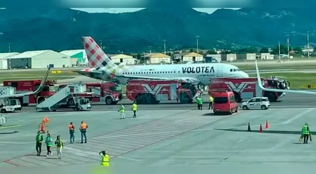 Un trágico accidente sorprendió a pasajeros y personal de u aeropuerto de Milán