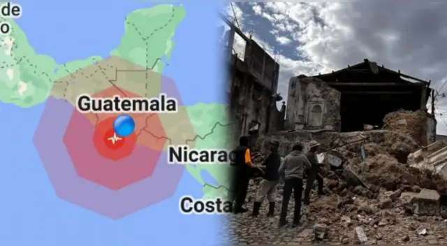 Los guatemaltecos vienen sintiendo varias réplicas de sismos en las últimas horas