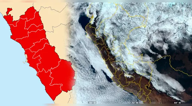 LLEGADA del VÓRTICE CICLÓNICO COSTERO es INMINENTE y azotará estas zonas de Lima, advirtió el Senamhi