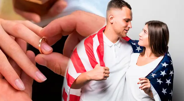 Esto pasa si un inmigrante se casa con un ciudadano americano. Esto pasa si un inmigrante se casa con un ciudadano americano.