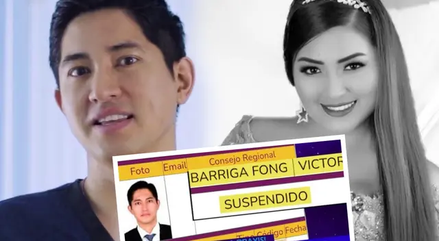 Doctor Fong SUSPENDIDO: Corte Superior le prohíbe ejercer tras MALA PRAXIS contra Muñequita Milly y Cinthia Vigil Doctor Fong SUSPENDIDO: Corte Superior le prohíbe ejercer tras MALA PRAXIS contra Muñequita Milly y Cinthia Vigil