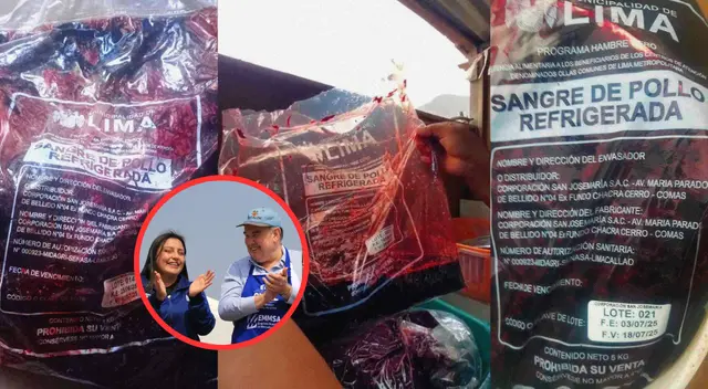 ¡Indignante! Acusan a la MML de gastar S/5 millones en sangre de pollo en mal estado: “Apesta” ¡Indignante! Acusan a la MML de gastar S/5 millones en sangre de pollo en mal estado: “Apesta”