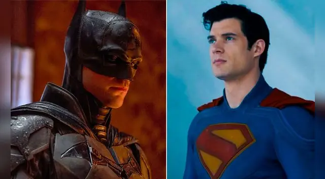 Robert Pattinson interpretó a Batman y David Corenswet a Superman. Foto: composición EP/DC