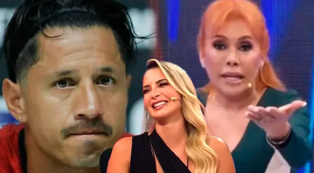 Magaly Medina hunde a Gianluca Lapadula.