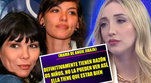 Madre de Angie Jibaja advierte RECAÍDA y RUEGA a Romina Gachoy que no la deje ver a sus hijos