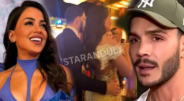 Onelia Molina y Mario Irivarren se mostraron muy juntitos en boda de un amigo en común.