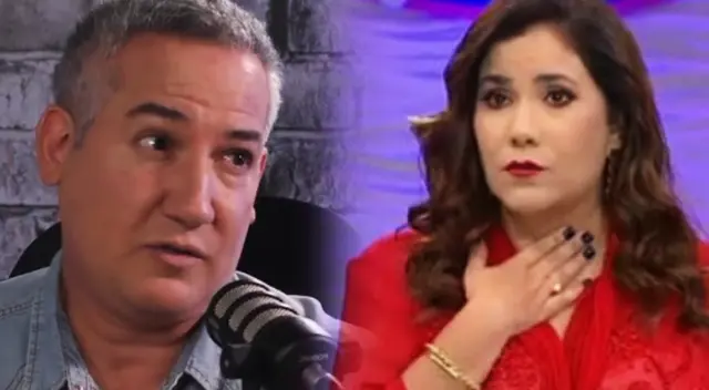 Andrea Llosa quedó impactada con palabras de su novio.