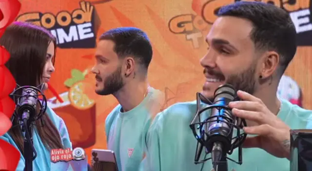 Mario Irivarren y Laura Spoya se ponen nerviosos en juego.