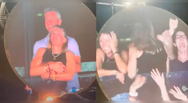 ¿Quién es la otra mujer que aparece en el video de los CEOs infieles en el concierto de Coldplay?