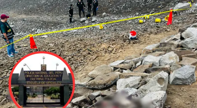 Puente Piedra: cadete PNP fallece tras caerle una piedra mientras pintaba un escudo patriótico en el cerro