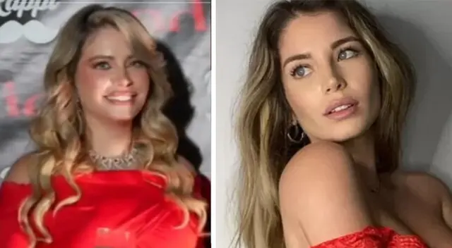 La modelo luce estos inesperados cambios.