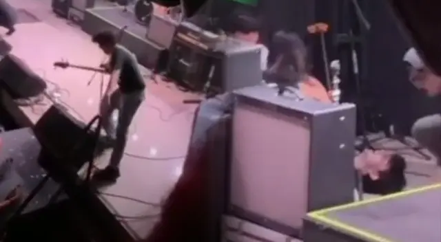 Integrante de reconocida banda sufre descarga eléctrica.