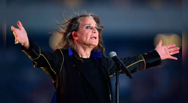 Ozzy Osbourne brindó un último concierto en Villa Park. Foto: AFP
