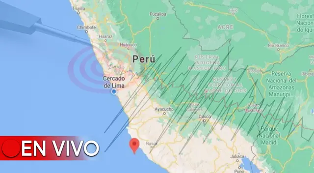 Conoce EN VIVO los temblores que ocurren en el Perú, según IGP.